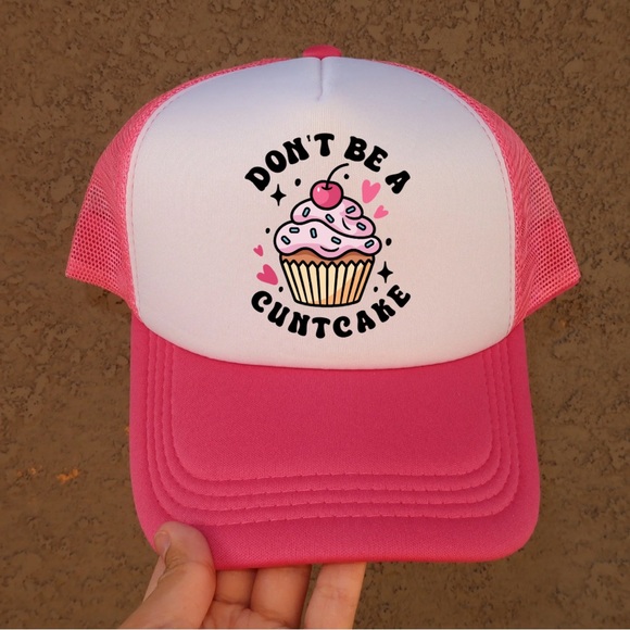 Funny Cupcake Trucker Hat - Picture 1 of 1